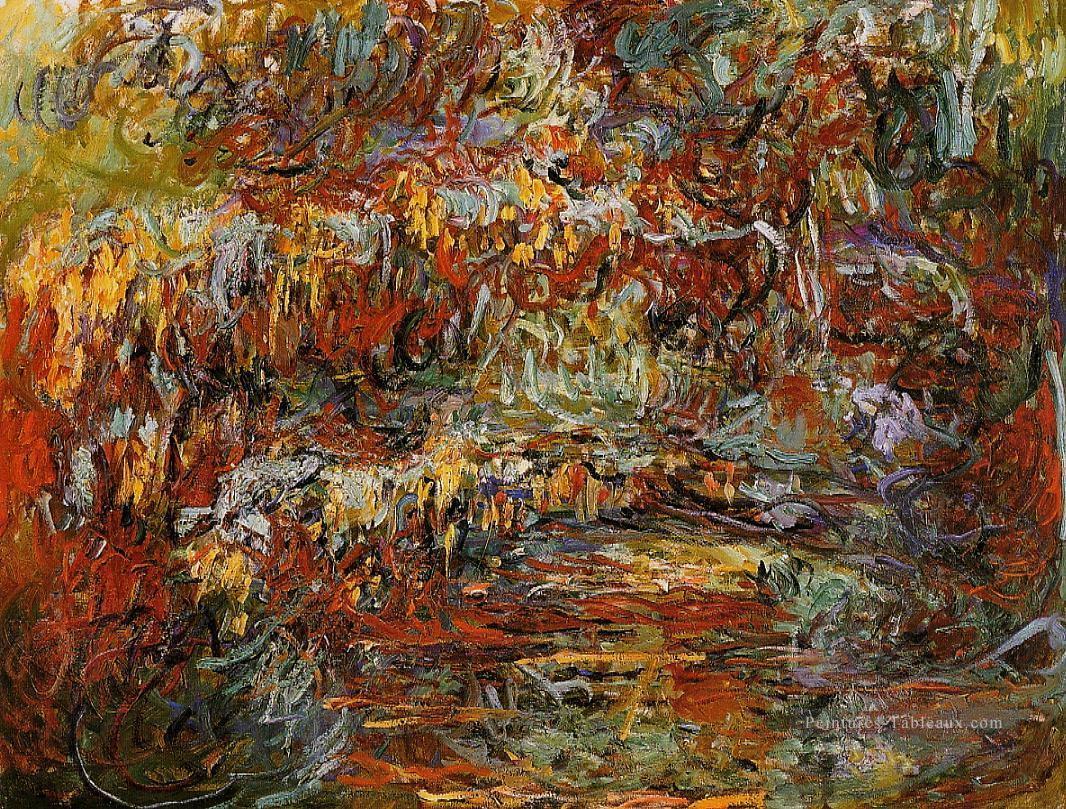 Le pont japonais VI Claude Monet Fleurs impressionnistes Peintures à l'huile